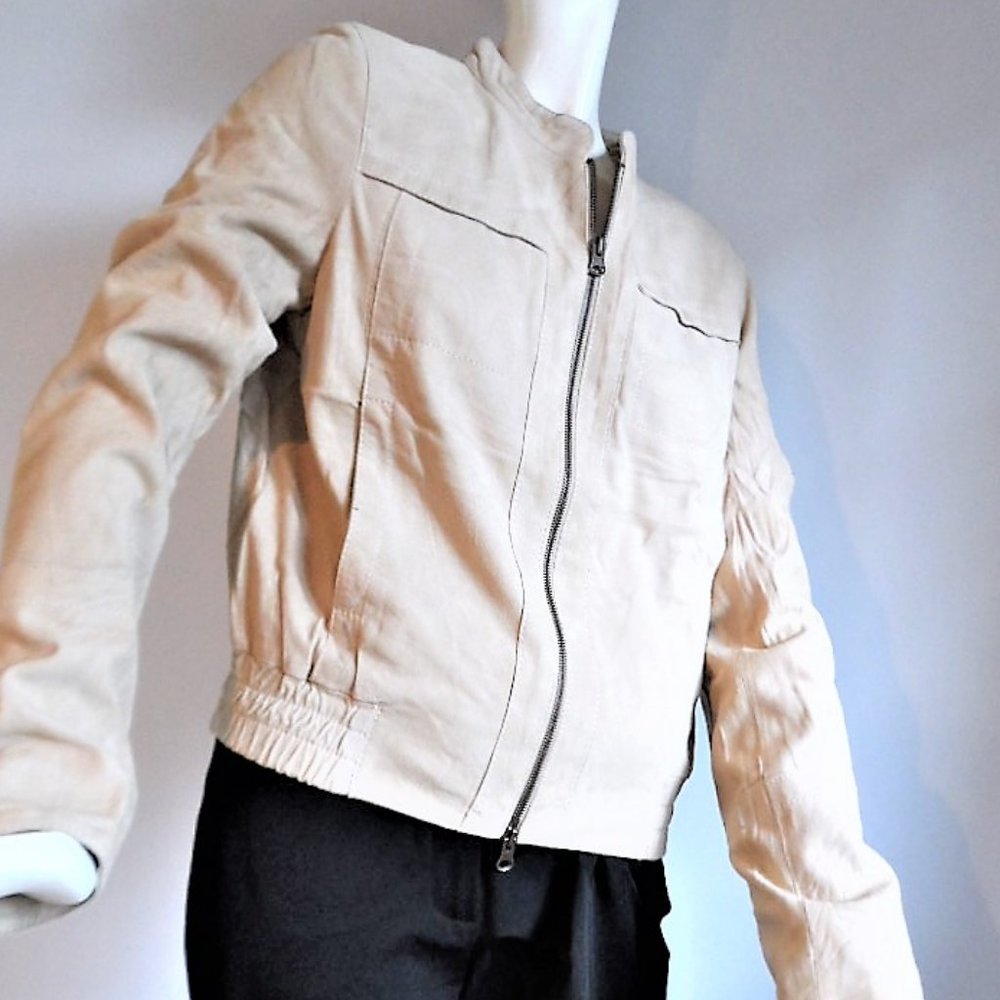 ORWELL JACKET  100%LEATHER GOAT SELECTED STYLE LUXURY COLLECTION NWT